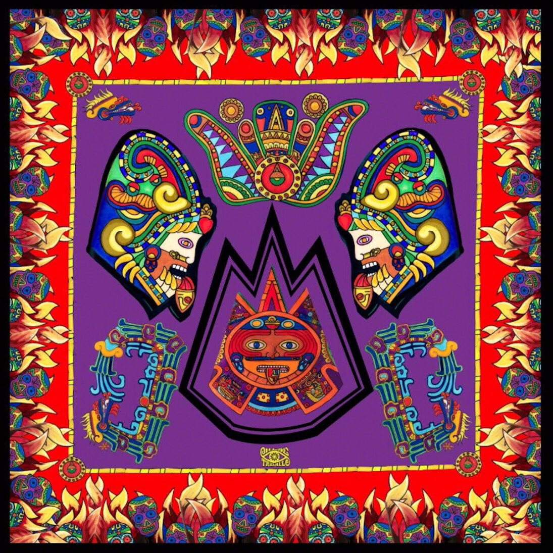 Chloe Trujillo, Aztec (Purple). Courtesy of Imitate Modern