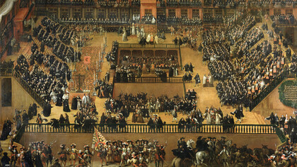 Francisco Rizi, Auto-da-fé in Plaza Mayor, Madrid, Spain