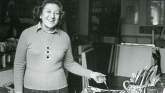 Ritratto di Silvana Weiller nel suo studio