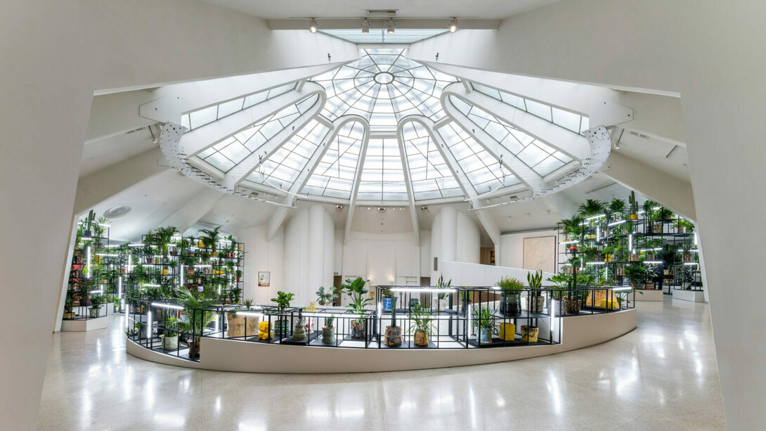 Rashid Johnson, A poem for deep thinkers, exhibition view. Courtesy of Guggenheim Museum