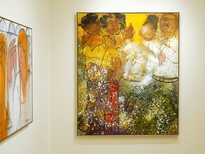 Grace Hartigan. The Late Paintings, Exhibition view. Courtesy of C. Grimaldis Gallery