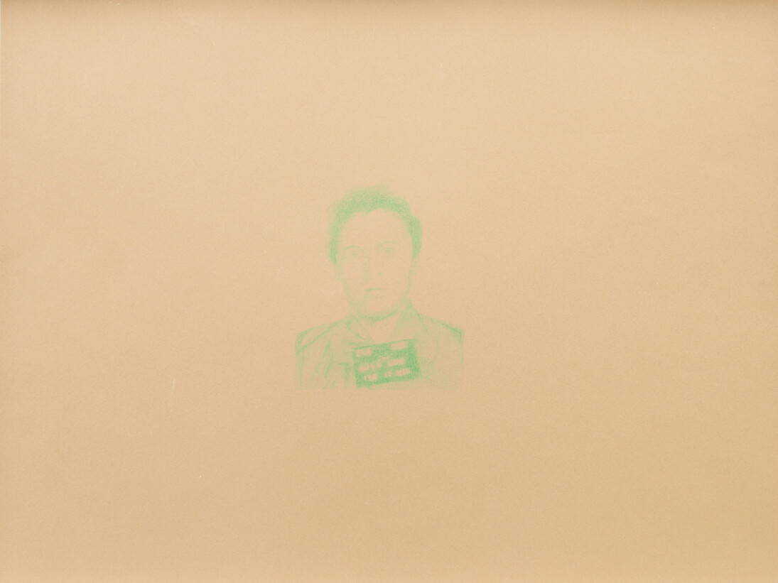 Marc Séguin, Ted Bundy Drawing Project no 4, 2014, Pencil on paper, 12x16 inches, 14x18inches framed