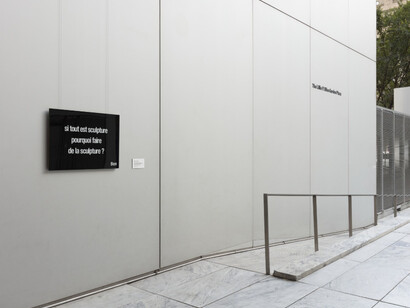 If Everything Is Sculpture
Why Make Sculpture? Courtesy of MoMA