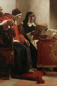 The Pope and the Inquisitor, by Jean-Paul Laurens