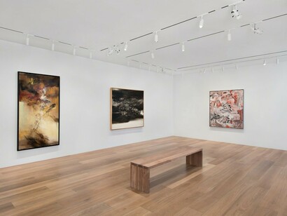 Zao Wou-Ki, Exhibition view. Courtesy of Lévy Gorvy