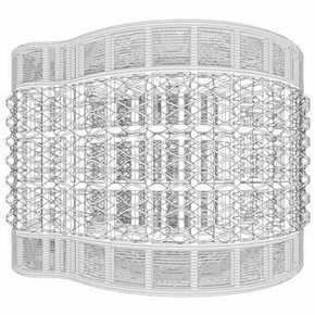 Pablo Siquier, Charcoal on paper, 59” x 65” (150 x 165 cm), 2013