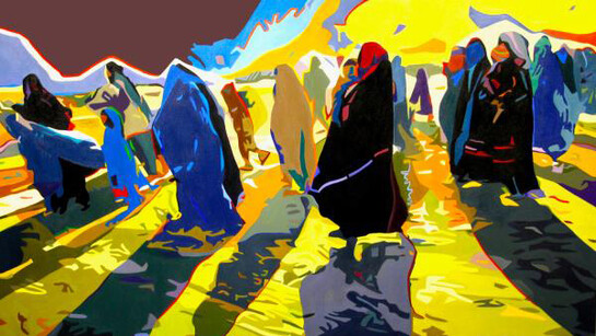 Grace Graupe-Pillard, Women running (detail), 2006. Courtesy of Hal Bromm Gallery