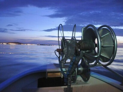 Afrontando un nuevo día de pesca