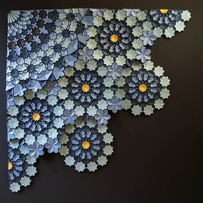 Matt Shlian, Ara 314 such a thirst I had, 2017. Paper, 60 x 60 x 5 inches. Courtesy of Heather Gaudio fine art