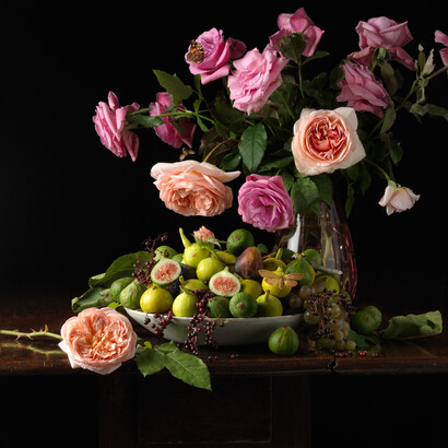 Paulette Tavormina, Roses and Figs, 2013 © Paulette Tavormina. Courtesy Huxley-Parlour Gallery, London