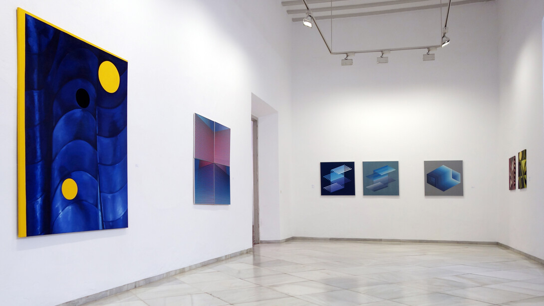 Encuentros ópticos (Optical encounters), exhibition view. Courtesy of Rafael Ortiz Gallery