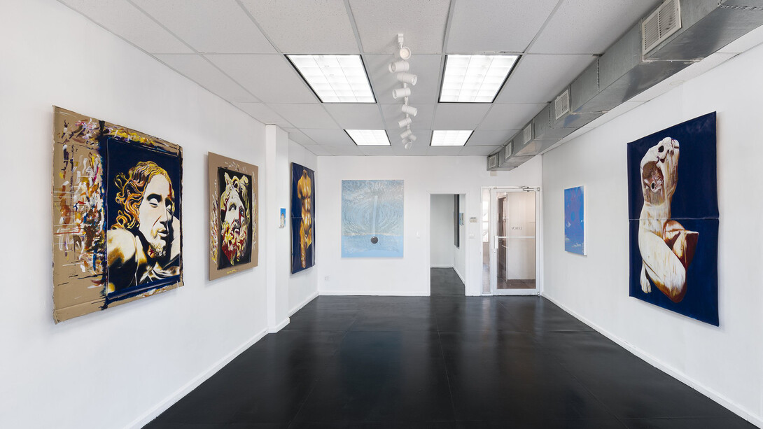 Andres Serrano and Benjamin Bertocci, In battle or in vain, exhibition view. Courtesy of Lubov 