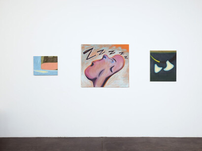 Various artist, spaced out, exhibition view. Courtesy of smoke the moon