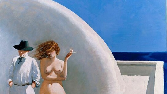 Julio Larraz, 2011, The Artist and his Model, 152 x 198cm