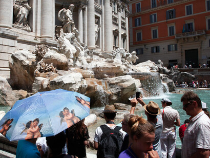 La Fontana di Trevi a Roma
