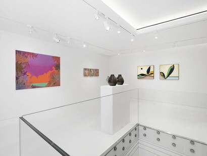 Various artists, Nature's reflections, exhibition view. Courtesy of Almine Rech