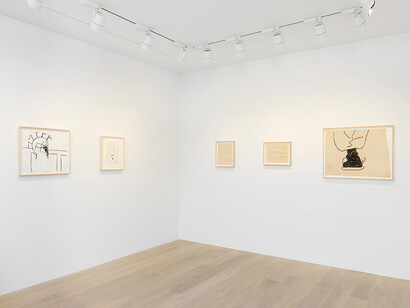 Joe Bradley Drawings Installation View, 2018 
 © Joe Bradley. Courtesy Gagosian. Photography by Annik Wetter.