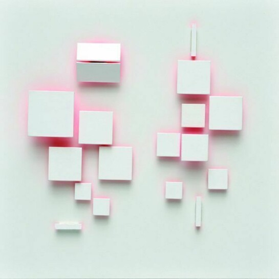 Luis Tomasello, Atmosphère Chromoplastique No. 990, 2011, acrylic on wood, 43 x 43 x 6 cm