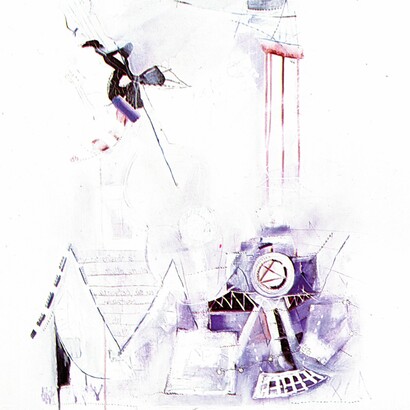 «Cristales en el aire» (detalle), 1991, acrilico