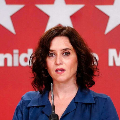 Isabel Díaz Ayuso, candidata a las elecciones en la Comunidad de Madrid por parte del PP