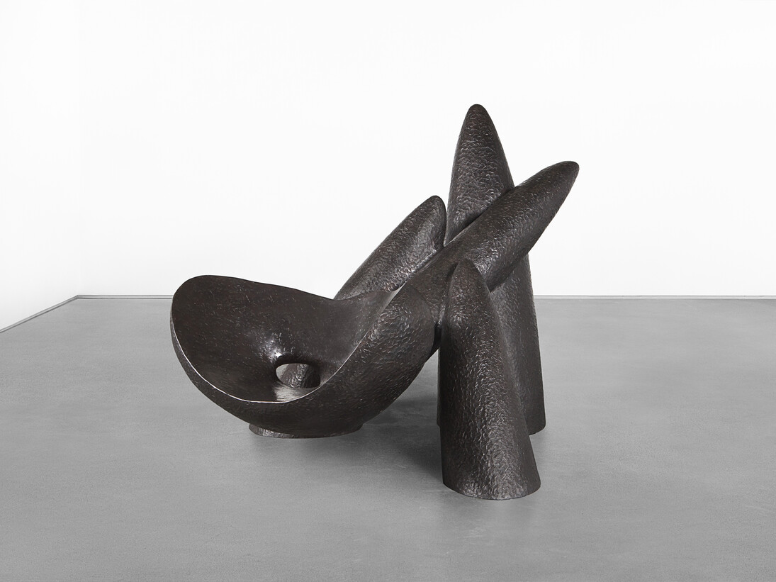 Above Within Beyond, 2014, Bronze, 62 x 85 x 83 inches. Courtesy of Wendell Castle and Friedman Benda. Photography: Adrien Millot