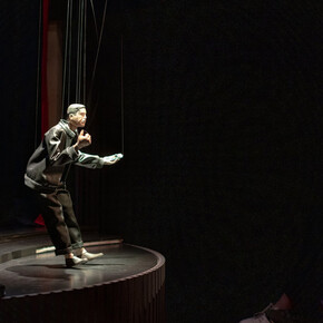 Rimini Protokoll, Alter ego bootleg, exhibition view. Courtesy of Albertinum Museum