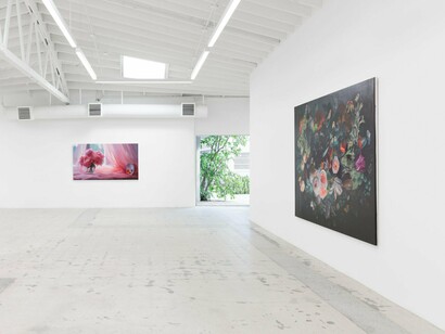 Marc Dennis, Love letter, exhibition view. Courtesy of Anat Ebgi