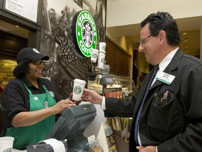 Establecimiento de la cadena Starbucks