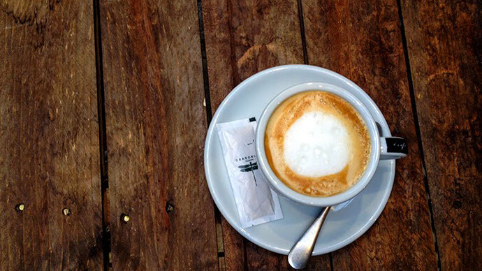 Un café en El Huerto de Lucas, MAdrid