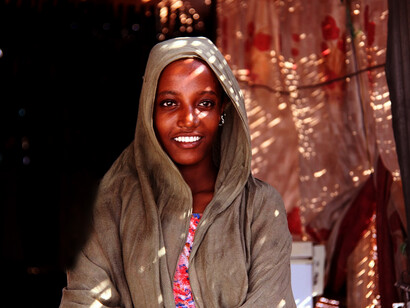 Ragazza Afar della Dancalia