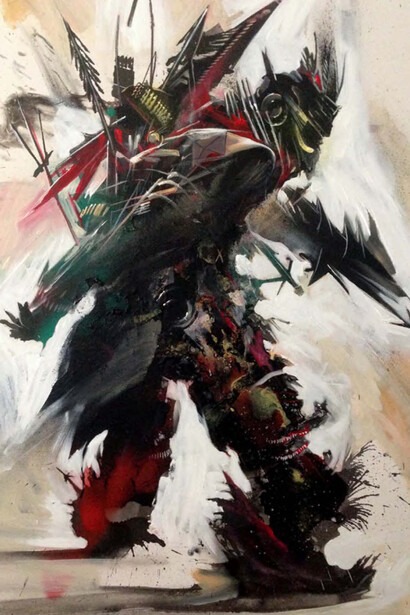 Will Barras, The equation , 100 x 70 cm, Acrylic on canvas