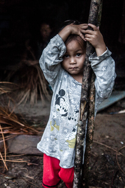 Villaggio del Kalimantan Timur, distretto del Bulungan. Foto di Riccardo Gallino