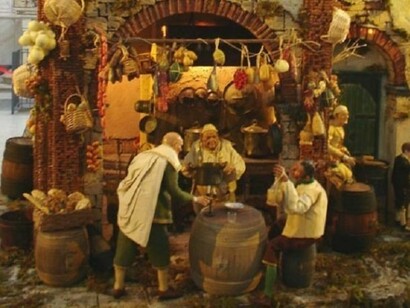 Botteghe alimentari nel Presepe