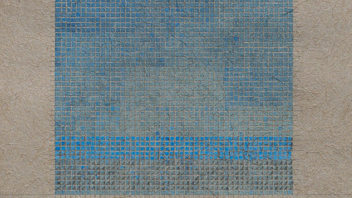 Jenene Nagy, palm grid (air 12) (detail), 2026. Courtesy of PDX Contemporary Art 