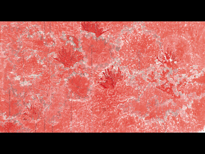 Dachan, Heng Yuan Ru Shi Lotus, 2010, Ink and colour on paper, 73.5×138cm. Courtesy the artist.