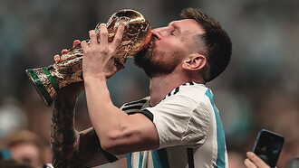 Lionel Messi, Fifa World Cup 2022, Football, trophy, Argentina