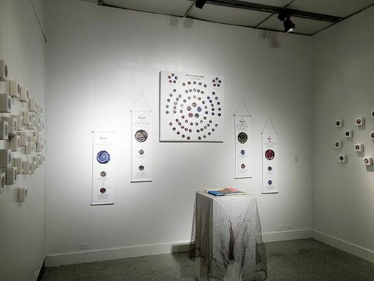 You Zhang, The Life Guide of Five Elements Installation, Inkjet printing on heavyweight mat paper and Chinese Binding with handmade paper