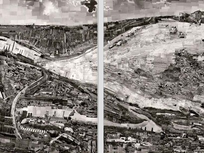 Sohei Nishino. Il Po, 2017, 8 parti (dettaglio) © Sohei Nishino