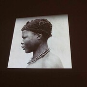 Installation View 'My Hair: Black Hair Culture, Style and Politics' at the Fitzwilliam Museum, Cambridge, 2013. Photo credit: Ines Valle