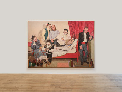 Kati Heck, Dear cobalt monsters, exhibition view. Courtesy of Bortolami Gallery
