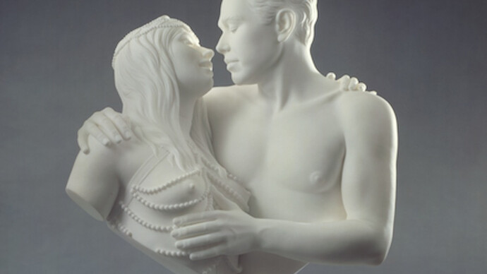 Jeff Koons, Bourgeois Bust, Jeff and Ilona, 1991