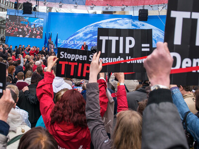 Manifestazione contro il TTIP