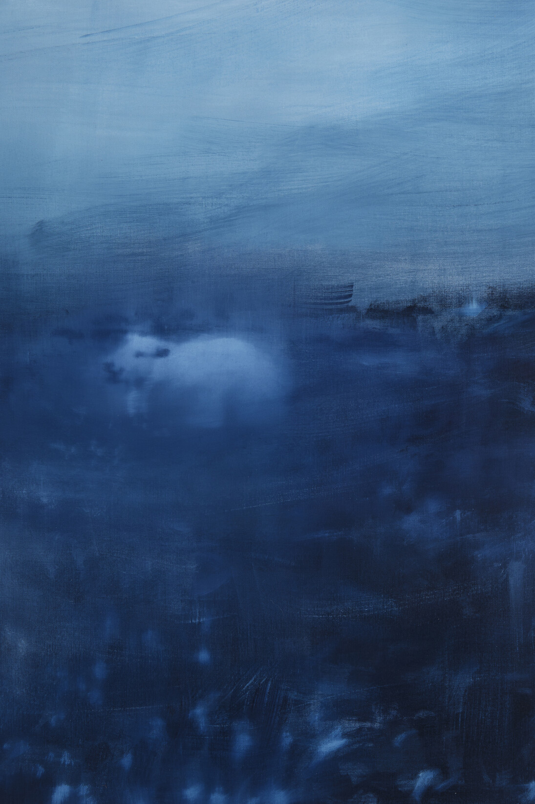 Katherine Spindler, 2017, 'Sheep II', 2017, 68 x 53 cm, oil on Fabriano Tela. 