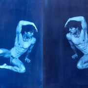 Don Joint, Narcissus sees (Diptych), 2024. Courtesy of Childs Gallery