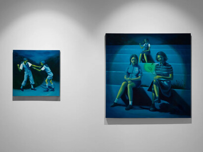 Annie Pereira, Portraits: trough the looking glass, exhibition view. Courtesy of JD Malat Gallery