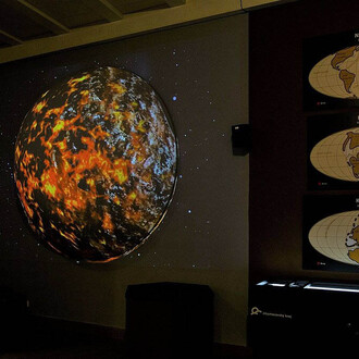 Extinct life in Moravia, exhibition view. Courtesy of the Moravian Museum