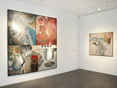 Kay Kurt: For All Her Innocent Airs, She Knew Exactly Where She Was Going, Exhibition view. Courtesy of Albertz Benda