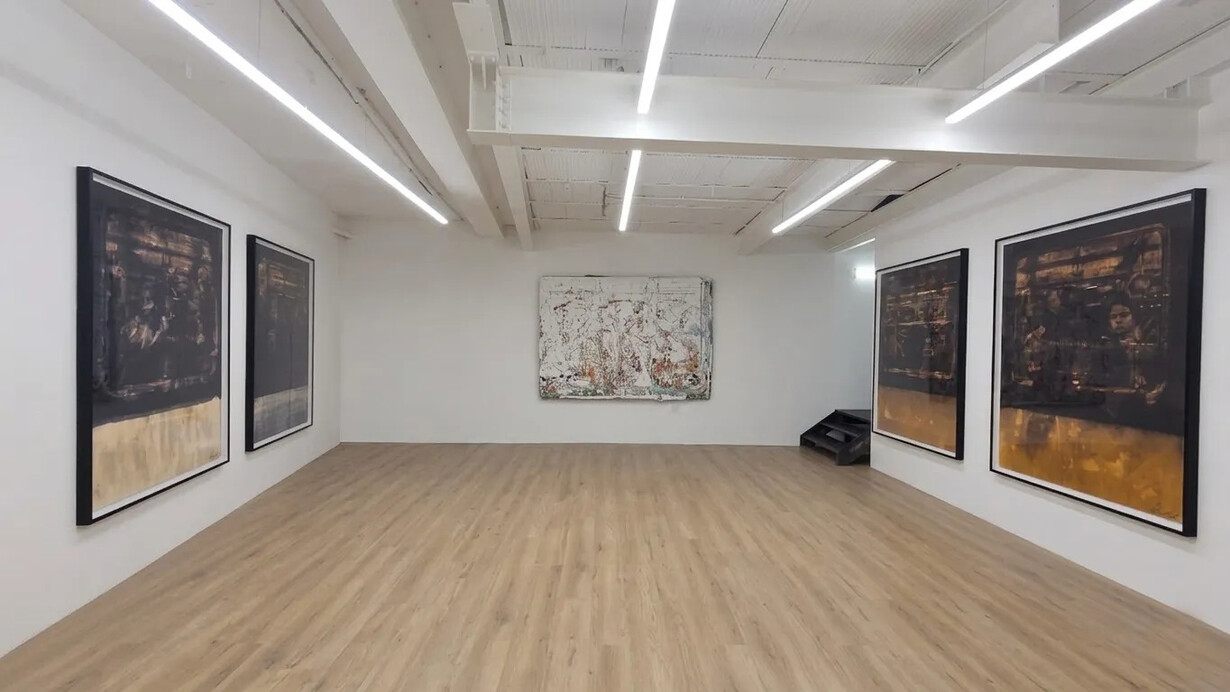 Vhils, Interval, exhibition view. Courtesy of Danysz Gallery