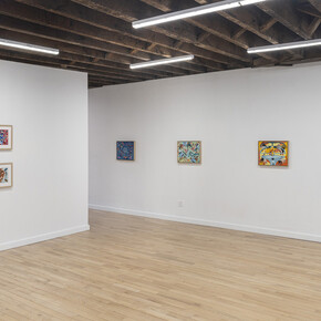Ayé A. Aton, Image from the past, exhibition view. Courtesy of March Gallery