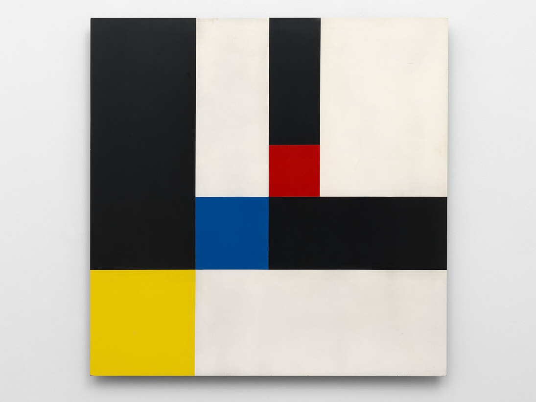 Andreas Christen, Untitled, 1959, Ex. unique, Resin on masonite, 70 x 70 cm / 27 9/16 x 27 9/16 inches, Courtesy Massimo De Carlo London/Milan, Photo by Todd White